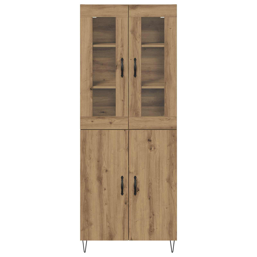 Hoge kast Artisan Eiken 69,5 x 34 x 180 cm Bewerkt hout