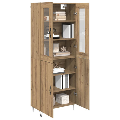 Hoge kast Artisan Eiken 69,5 x 34 x 180 cm Bewerkt hout