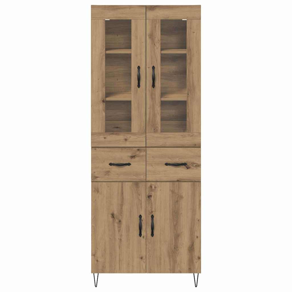 Highboard Artisan Eiken 69,5 x 34 x 180 cm Bewerkt hout