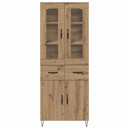 Highboard Artisan Eiken 69,5 x 34 x 180 cm Bewerkt hout
