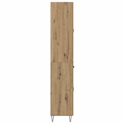 Highboard Artisan Eiken 69,5 x 34 x 180 cm Bewerkt hout