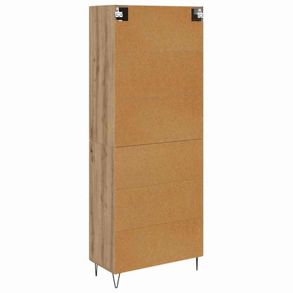 Highboard Artisan Eiken 69,5 x 34 x 180 cm Bewerkt hout
