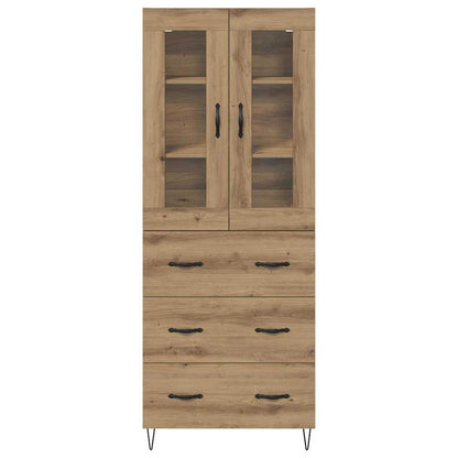 Highboard Artisan Eiken 69,5 x 34 x 180 cm Bewerkt hout