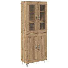 Highboard Artisan Eiken 69,5 x 34 x 180 cm Bewerkt hout