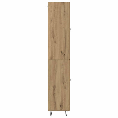 Highboard Artisan Eiken 69,5 x 34 x 180 cm Bewerkt hout