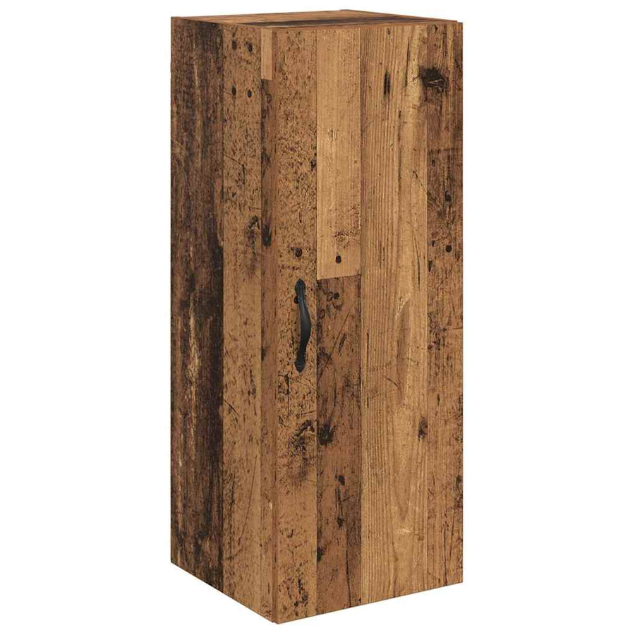 Highboard met lade Oud hout 69,5 x 34 x 180 cm Bewerkt hout