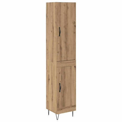 Highboard Artisan Eiken 69,5 x 34 x 180 cm Bewerkt hout