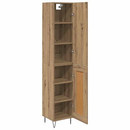 Highboard Artisan Eiken 69,5 x 34 x 180 cm Bewerkt hout