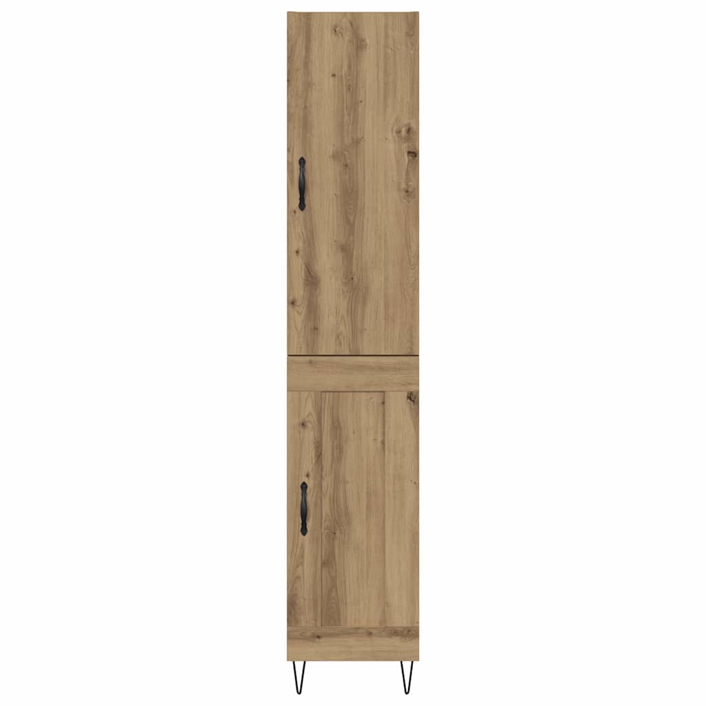 Highboard Artisan Eiken 69,5 x 34 x 180 cm Bewerkt hout