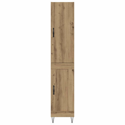 Highboard Artisan Eiken 69,5 x 34 x 180 cm Bewerkt hout
