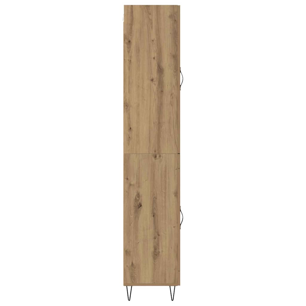 Highboard Artisan Eiken 69,5 x 34 x 180 cm Bewerkt hout