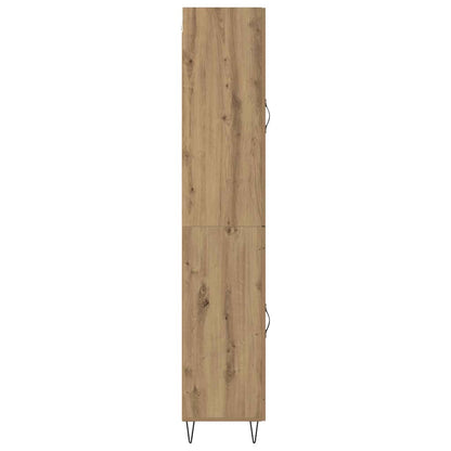Highboard Artisan Eiken 69,5 x 34 x 180 cm Bewerkt hout