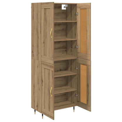 Highboard Artisan Eiken 69,5 x 34 x 180 cm Bewerkt hout