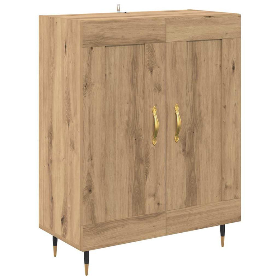Highboard Artisan Eiken 69,5 x 34 x 90 cm Bewerkt hout