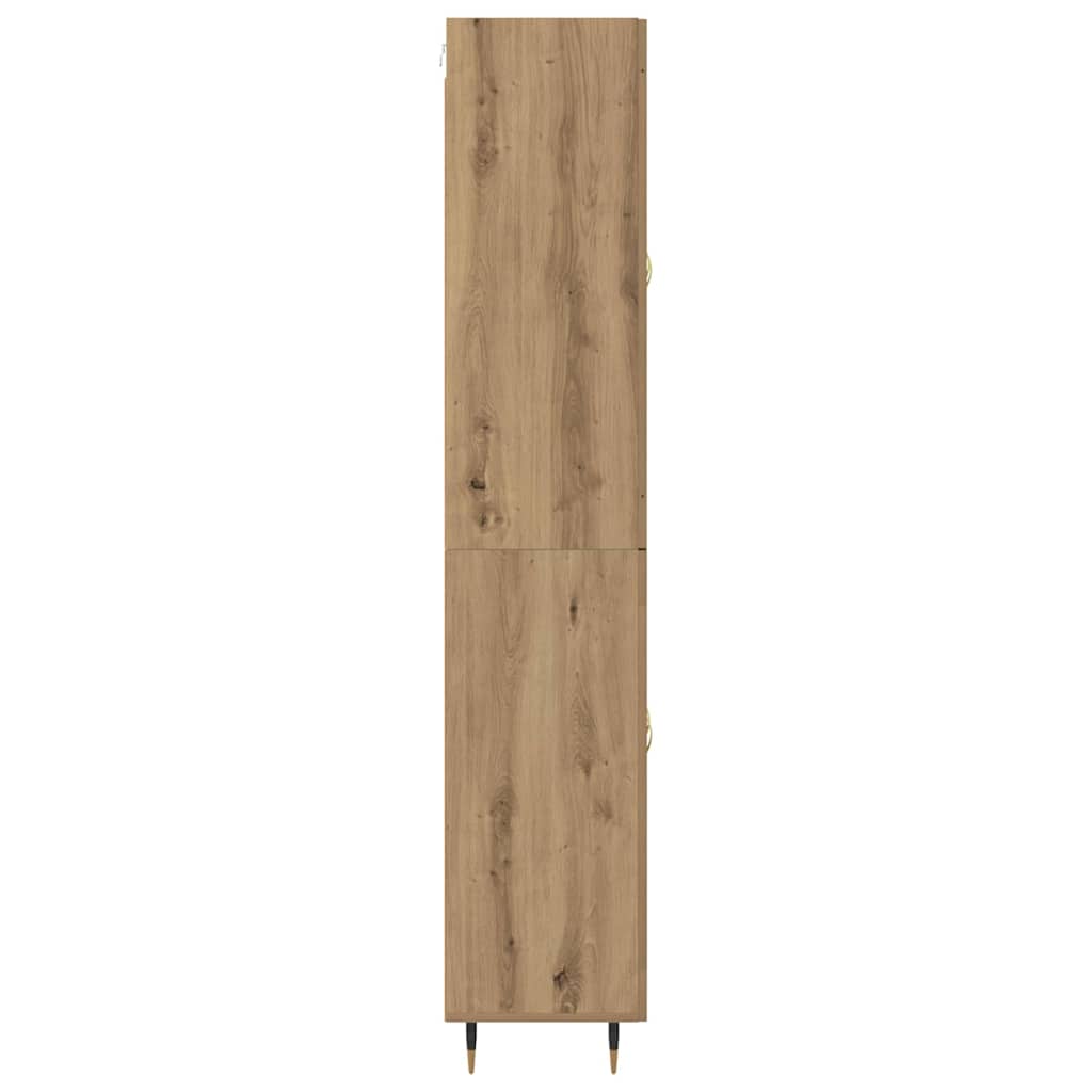 Highboard Artisan Eiken 69,5 x 34 x 180 cm Bewerkt hout