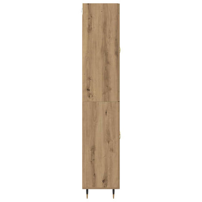 Highboard Artisan Eiken 69,5 x 34 x 180 cm Bewerkt hout