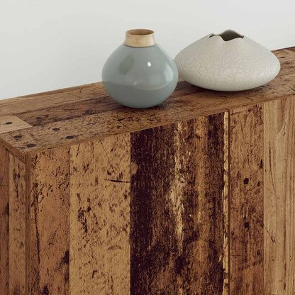 TV-kast Wandgemonteerd 4 pcs Oud Hout Bewerkt hout