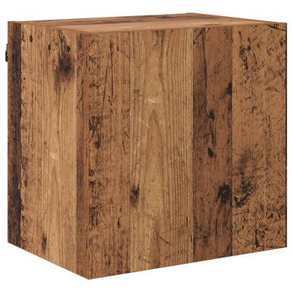 TV-kast Wandgemonteerd 4 pcs Oud Hout Bewerkt hout