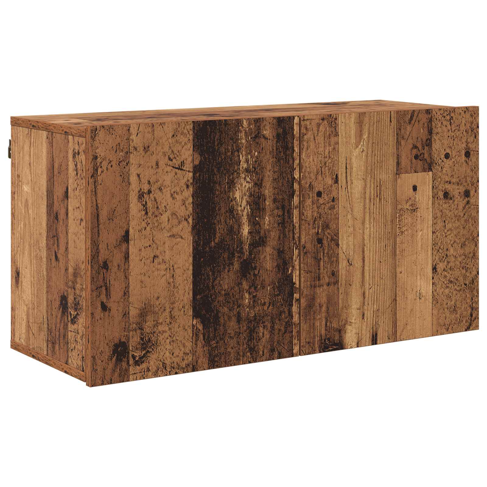 TV-wandmeubel Wandgemonteerd 5 pcs Oud Hout Bewerkt hout