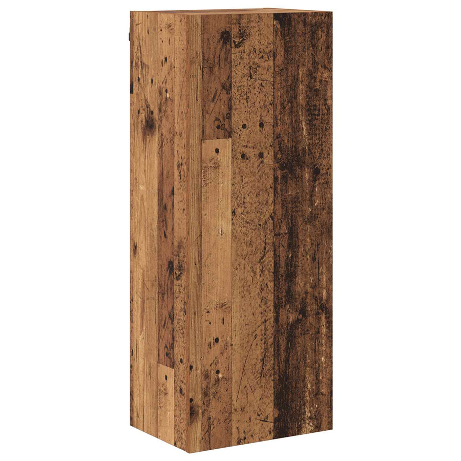 TV-wandmeubel Wandgemonteerd 5 pcs Oud Hout Bewerkt hout