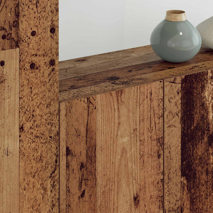 TV-wandmeubel Wandgemonteerd 5 pcs Oud Hout Bewerkt hout