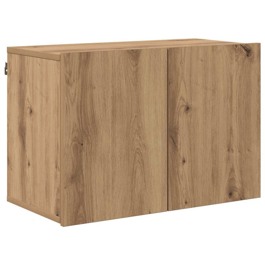 TV-wandmeubel Wandgemonteerd 5 pcs Artisan Eiken Bewerkt hout