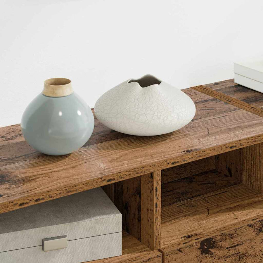 TV Wandmeubels 4 pcs Oud Hout Bewerkt hout