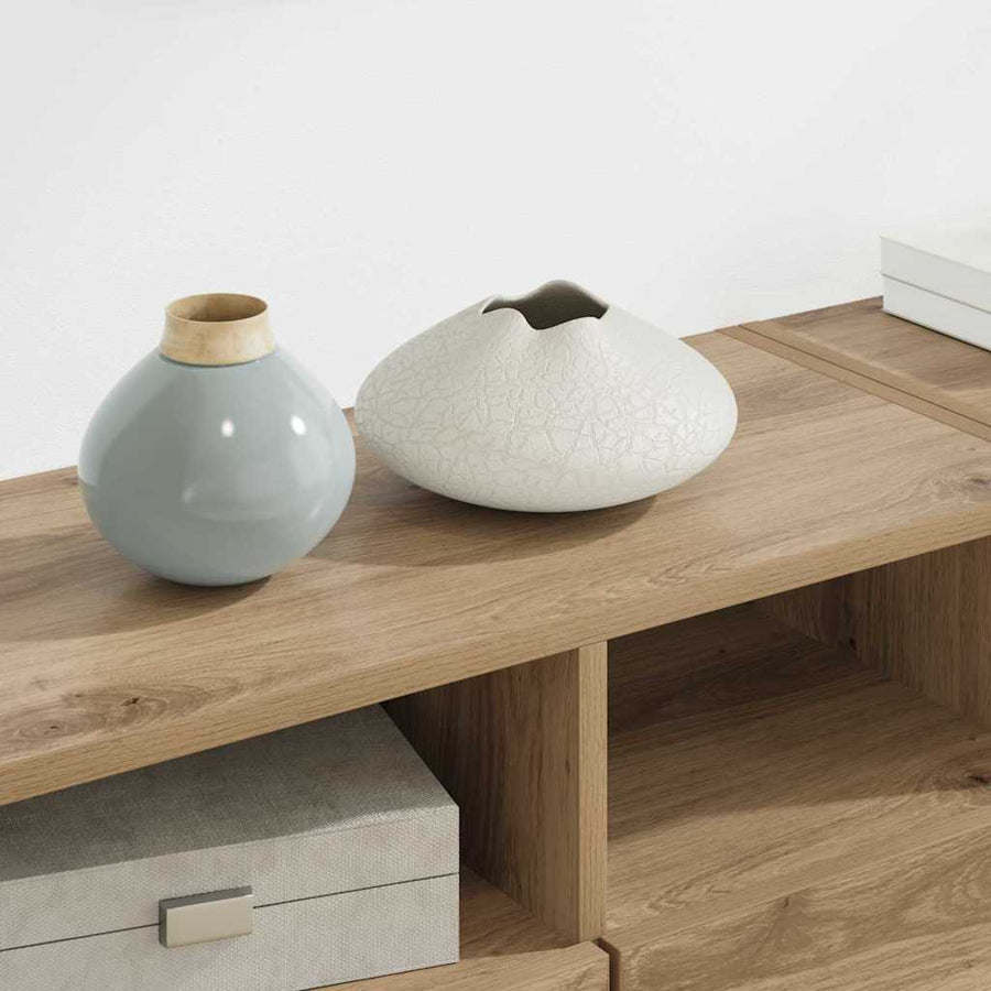 TV Wandmeubels 4 pcs Artisan Eiken Bewerkt hout
