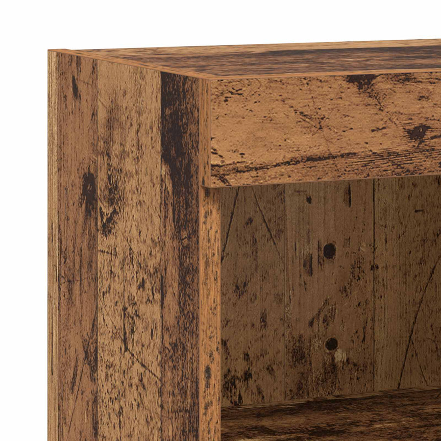 Tv Wandmeubels Wandgemonteerd 6 Pcs Zwart Eiken Bewerkt Hout