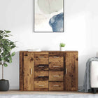 Dressoir 59x39x80 cm oud hout bewerkt hout