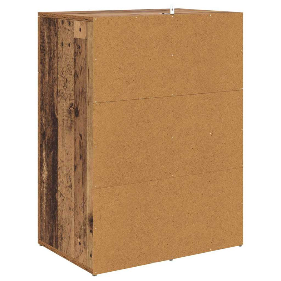 Dressoirs Corona 2 pcs Oud Hout 59 x 39 x 80 cm Bewerkt hout