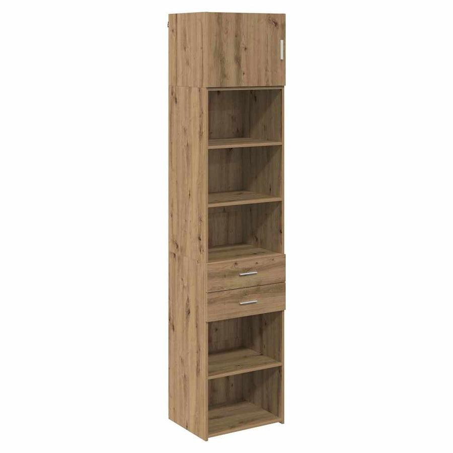 Highboard Artisan Eiken 50 x 42,5 x 225 cm Bewerkt hout