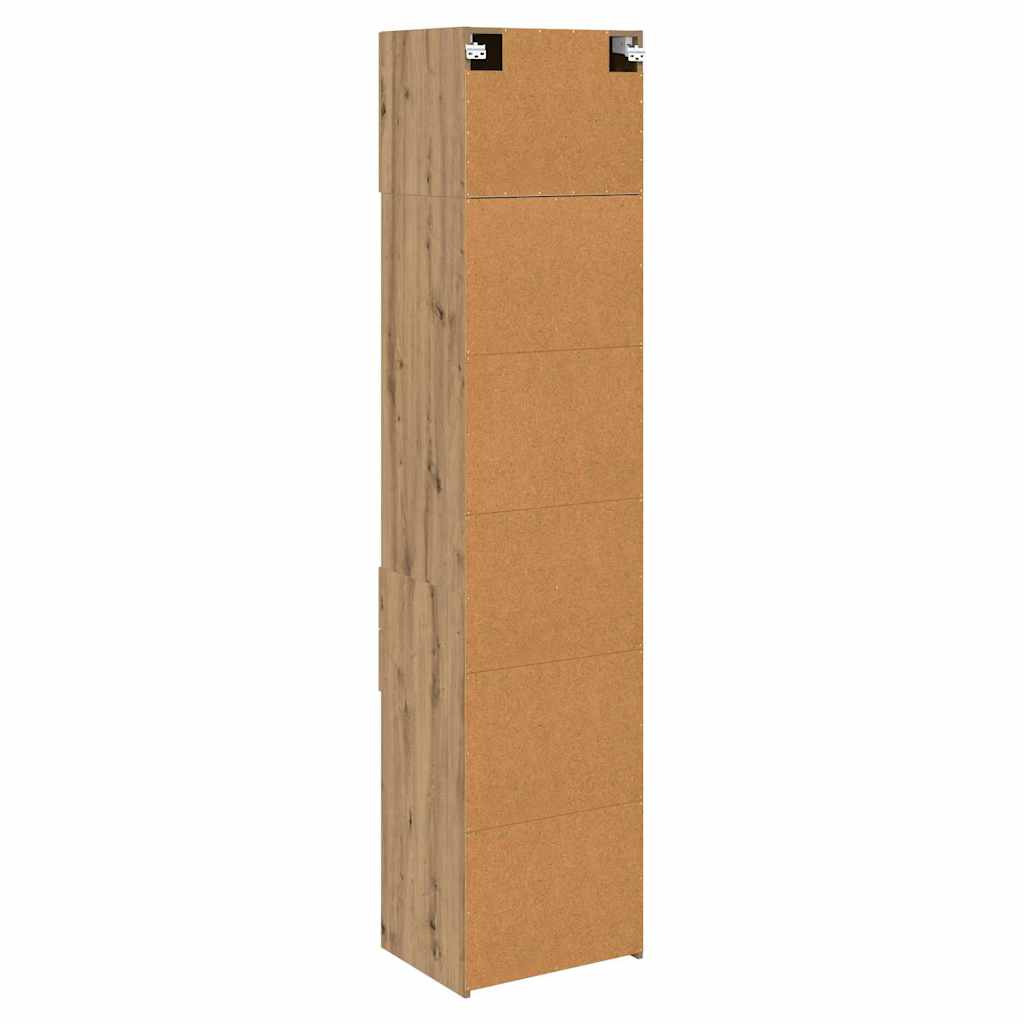 Highboard Artisan Eiken 50 x 42,5 x 225 cm Bewerkt hout