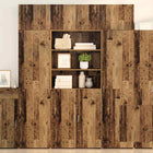 Storage Cabinet Old Wood 80 x 42.5 x 225 cm Treated wood