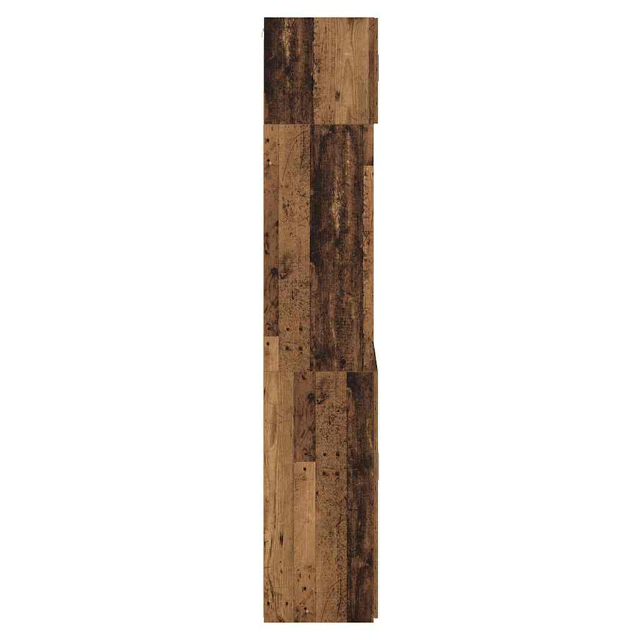 Opbergkast Oud Hout 80 x 42,5 x 225 cm Bewerkt hout