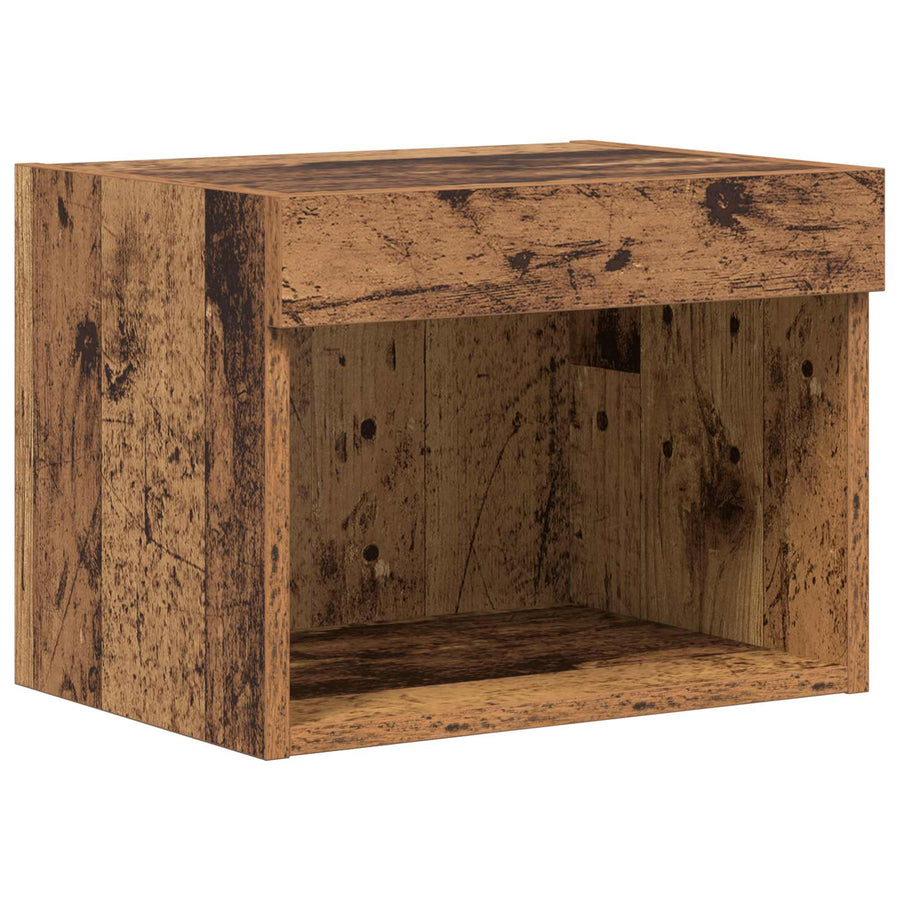 TV Wandkasten 4 pcs Oud Hout 30,5 x 30 x 60 cm Bewerkt hout