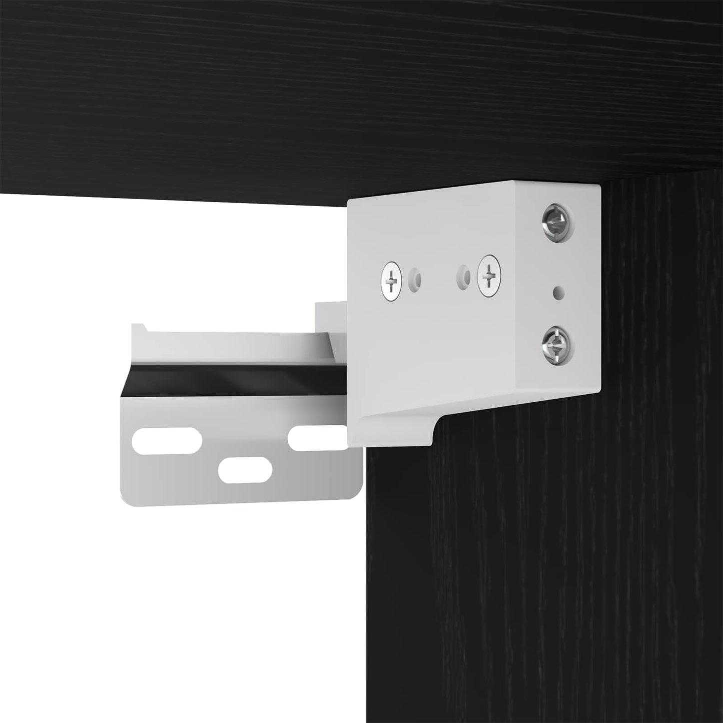 TV Wandkasten 4 pcs Zwart Eiken 30,5 x 30 x 60 cm Bewerkt hout