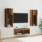 Tv-meubel 40x30x30 cm bewerkt hout artisan eiken