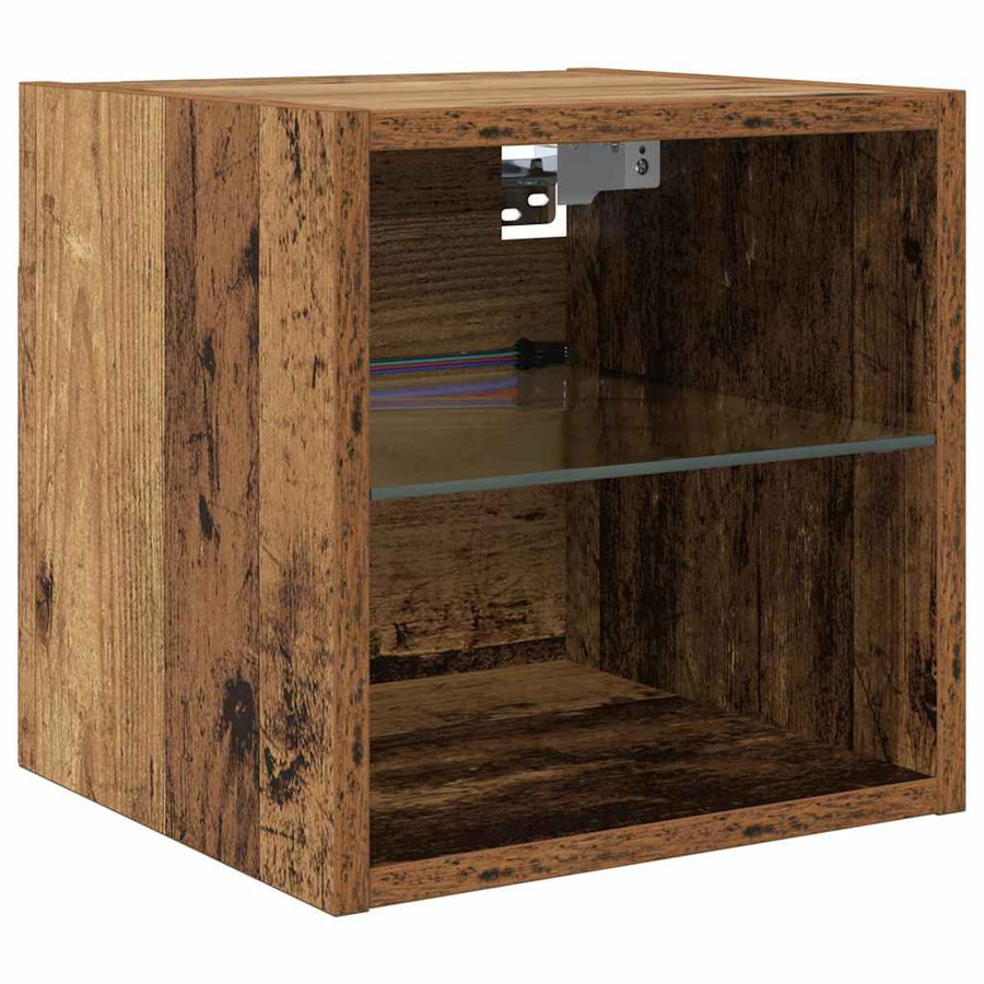 TV Wandmeubels 8 pcs Oudhout Bewerkt hout