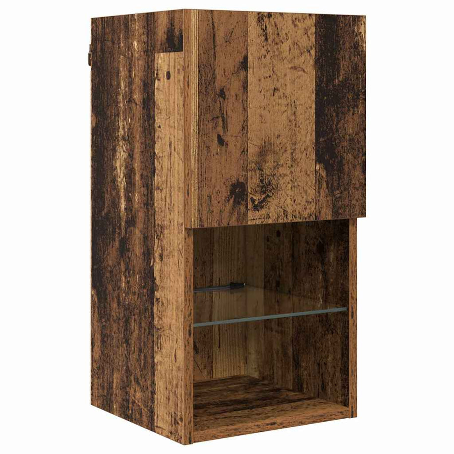 TV Wandmeubels 8 pcs Oudhout Bewerkt hout