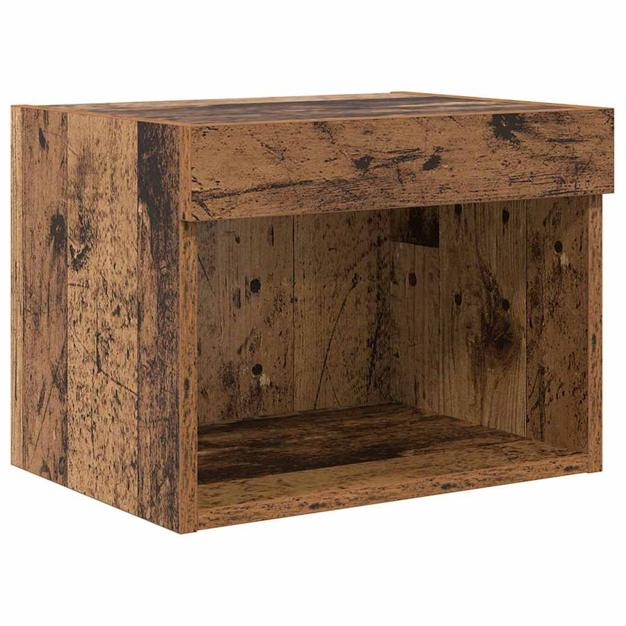 TV Wandmeubels 5 pcs Zwart Eiken 60 x 30 x 30 cm Bewerkt hout
