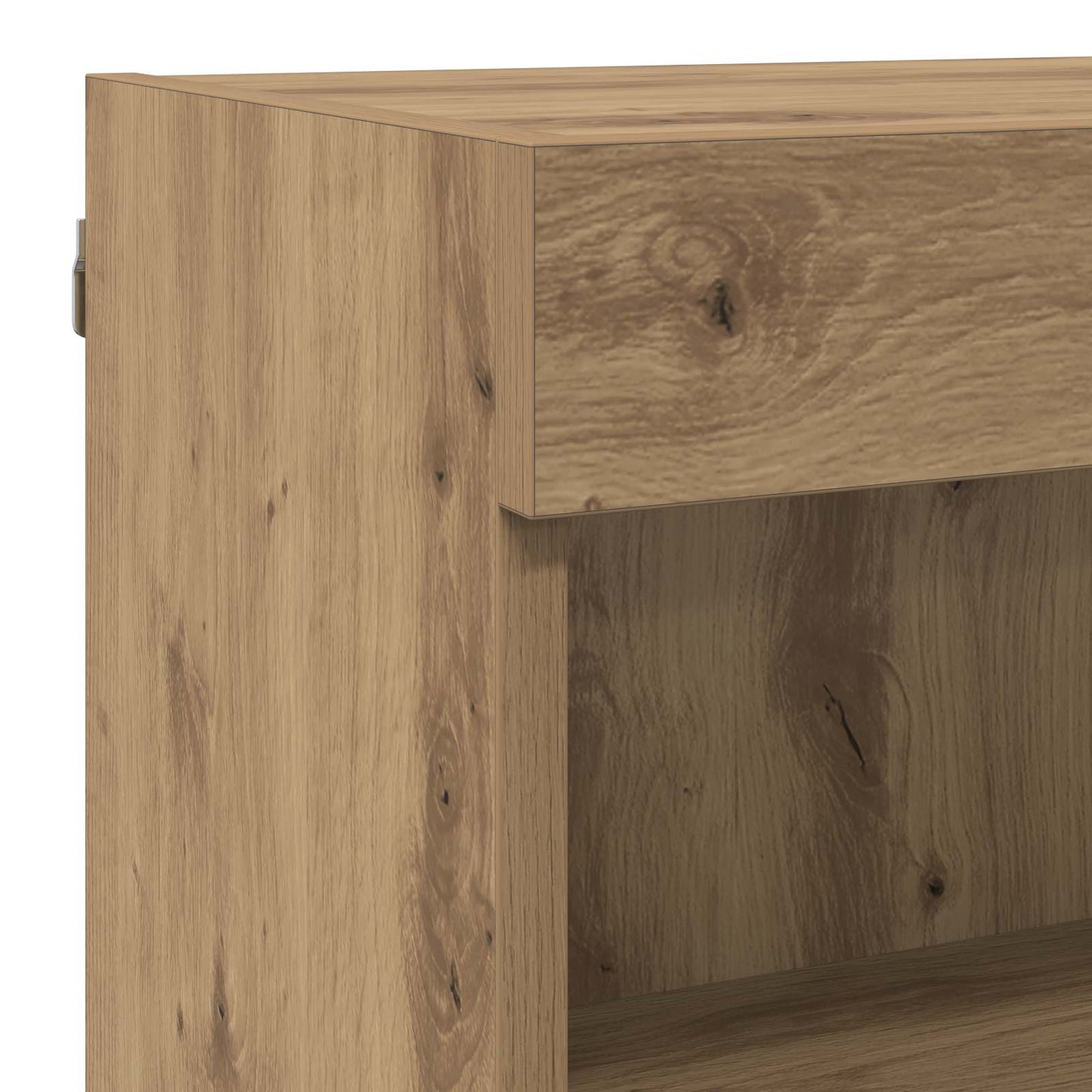 TV-wandmeubel Wandgemonteerd 6 pcs Artisan Eiken Bewerkt hout