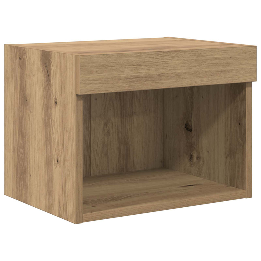 TV Wand Eenheden met LED 5 stuks Artisan Eiken 40,5 x 30 x 102 cm