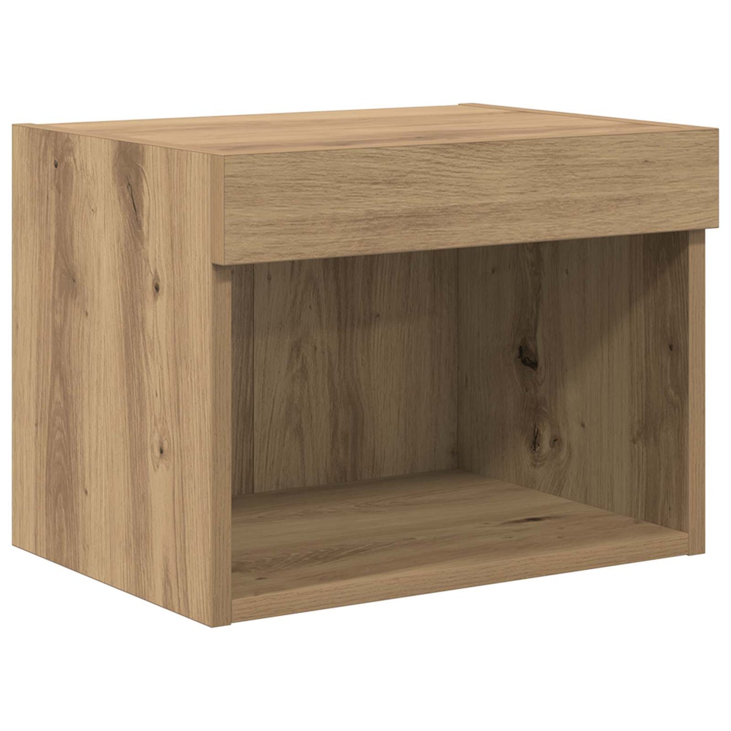 TV Wand Eenheden met LED 5 stuks Artisan Eiken 100 x 30 x 30 cm
