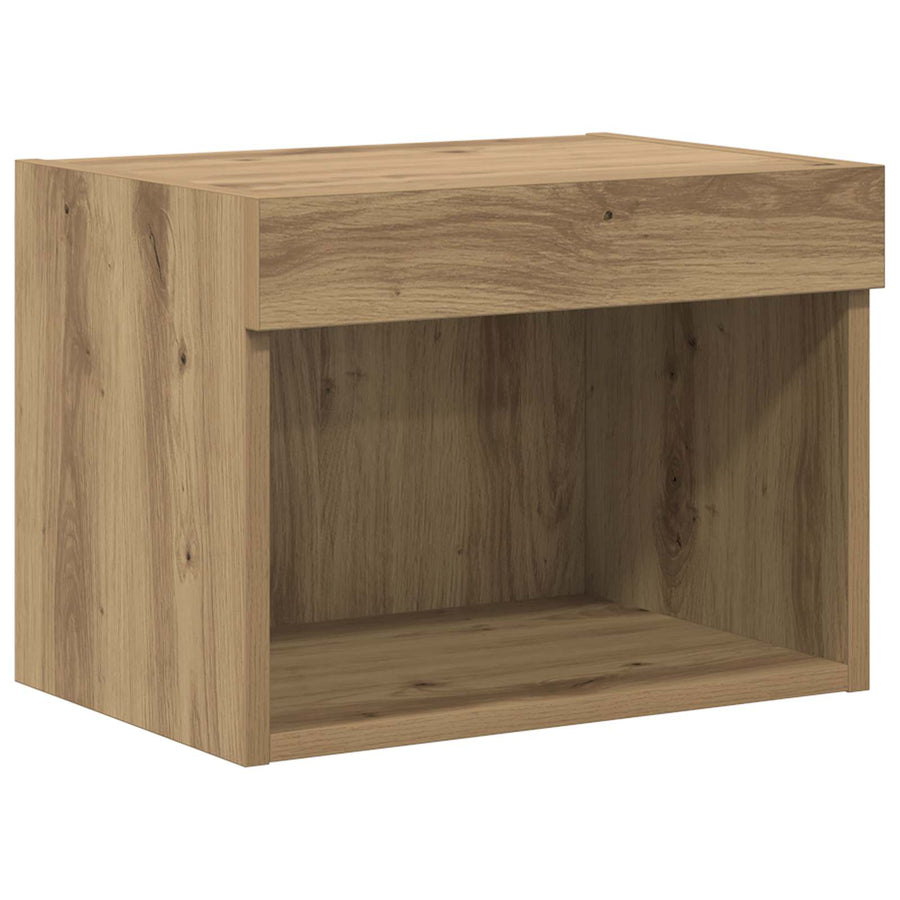 Tv Wand Eenheden Met Led 5 Stuks Artisan Eiken 80 X 30 X 40 Cm