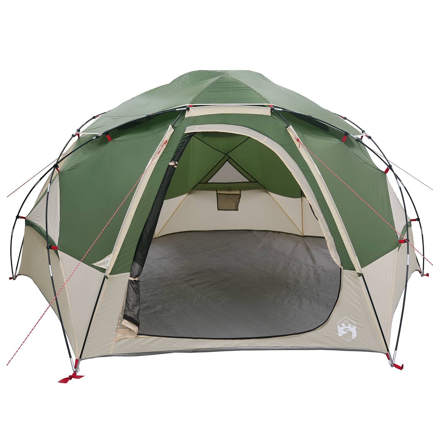 Koepeltent met Verwijderbare Regenkap Groen 4-persoons