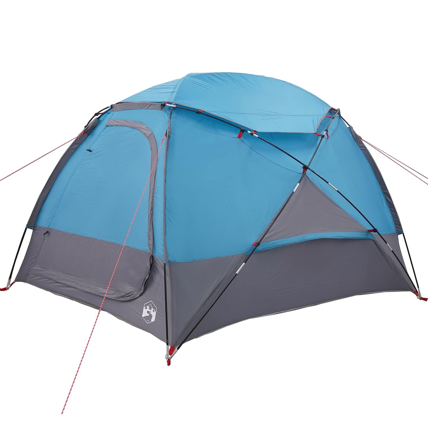 Koepeltent met Verwijderbare Regenkap Blauw 4-persoons