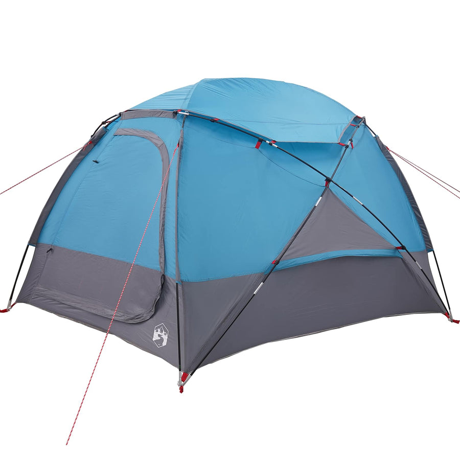 Koepeltent met Verwijderbare Regenkap Blauw 4-persoons