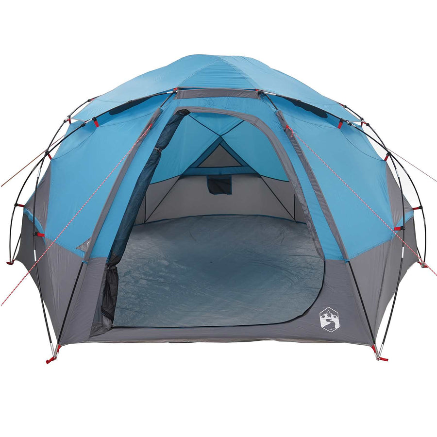 Koepeltent met Verwijderbare Regenkap Blauw 4-persoons