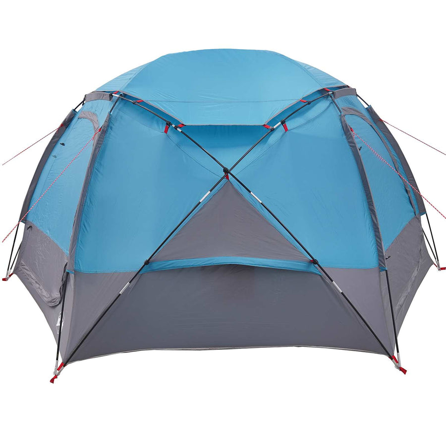 Koepeltent met Verwijderbare Regenkap Blauw 4-persoons